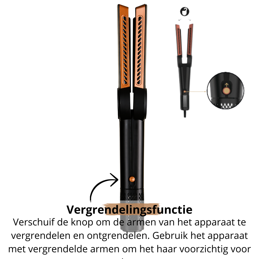 Leto Hairstrait straightening iron - 2 unique functions