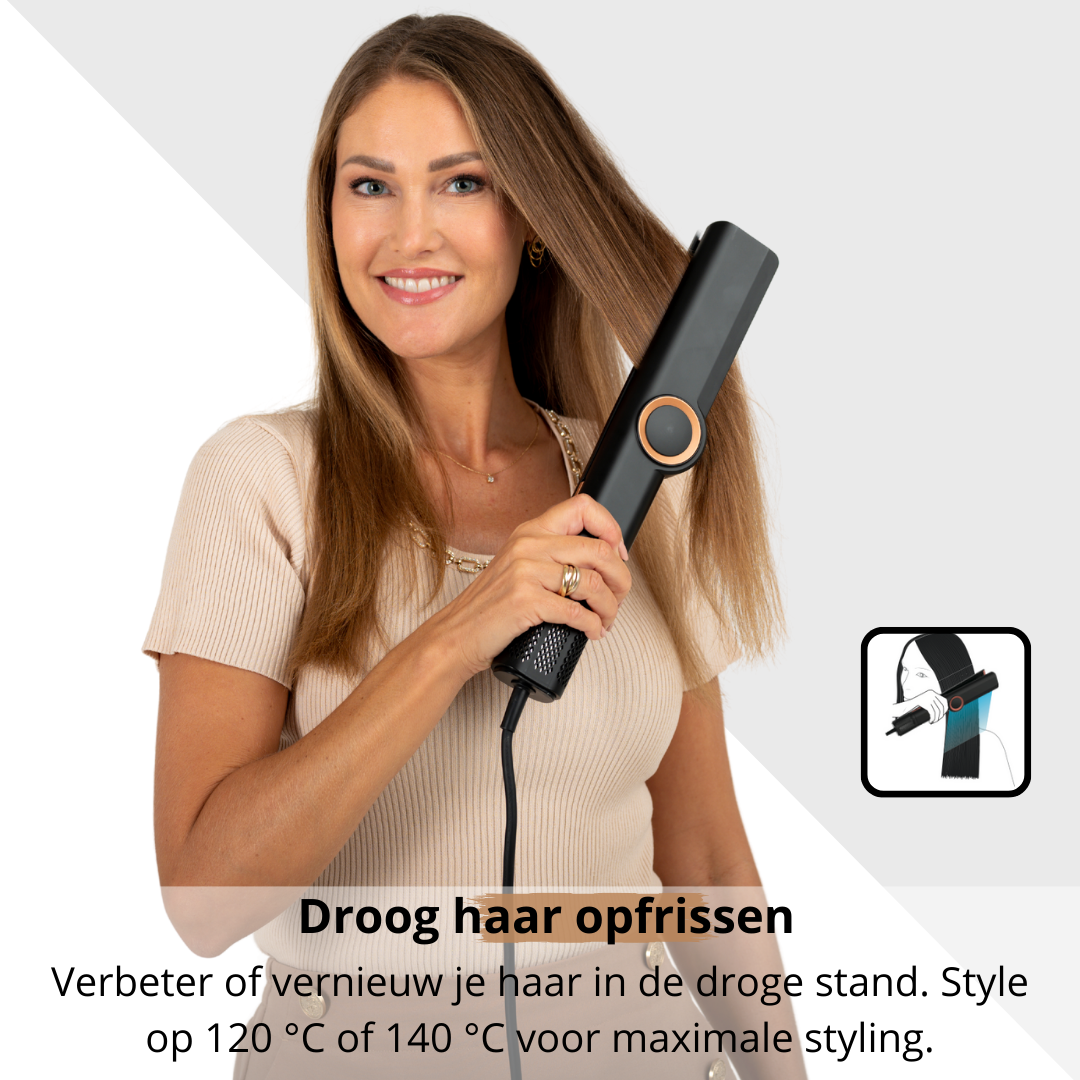 Leto Hairstrait straightening iron - 2 unique functions