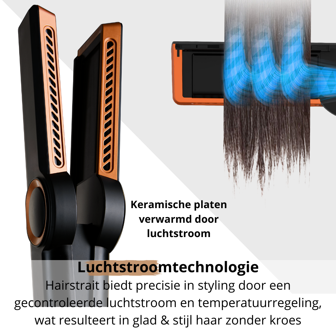 Leto Hairstrait straightening iron - 2 unique functions