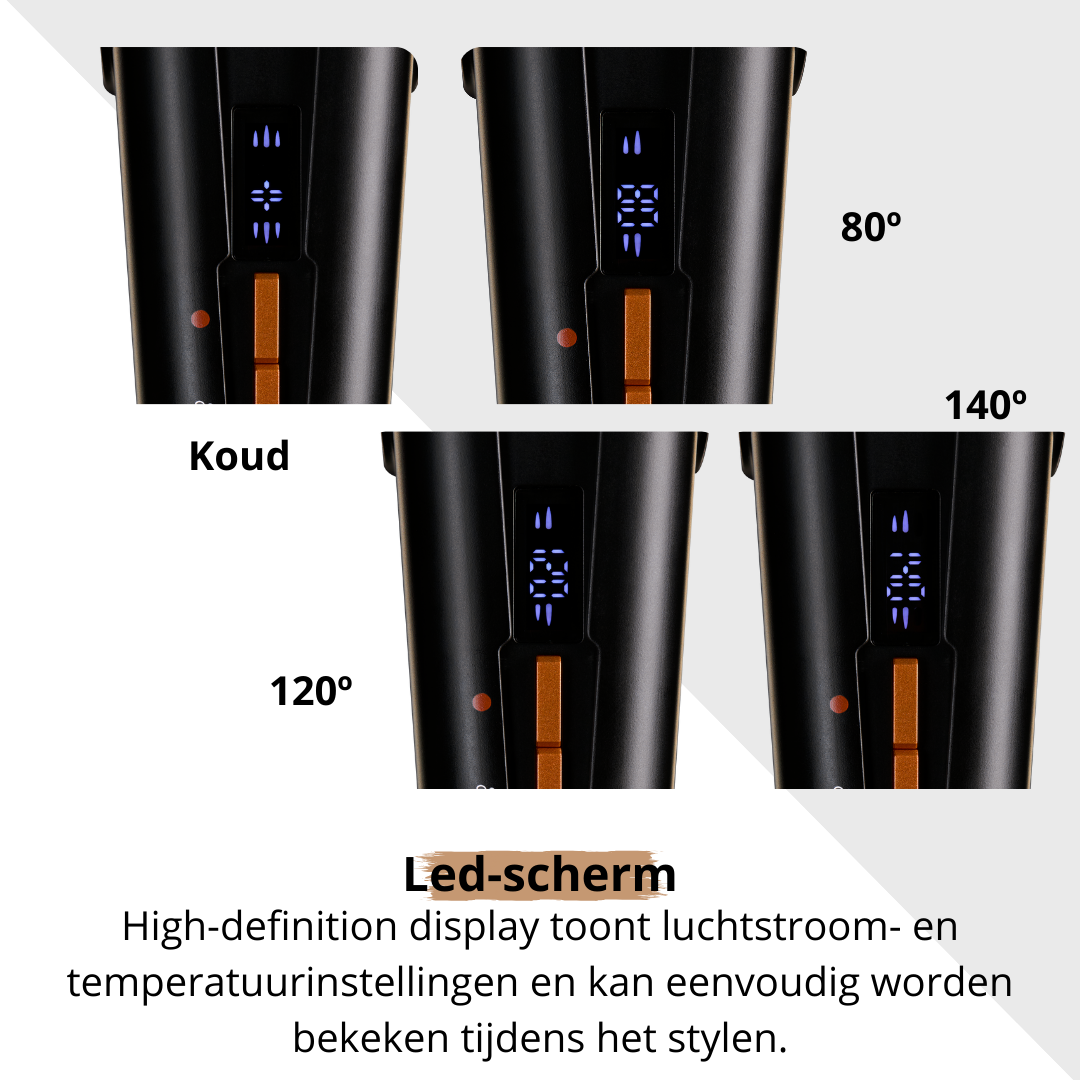 Leto Hairstrait straightening iron - 2 unique functions